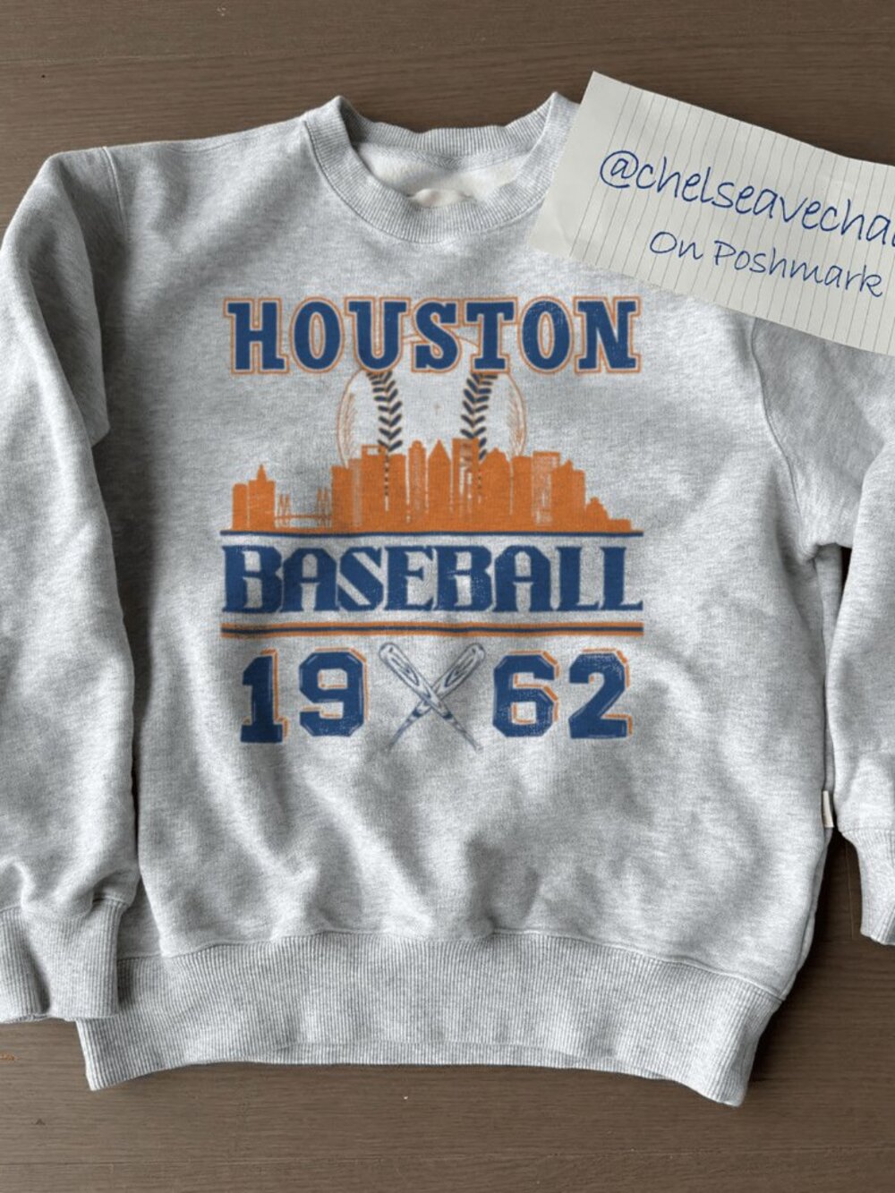 Vintage 1962 Style Houston Astros Baseball Sweatshirt, Retro MLB Men Women Shirt